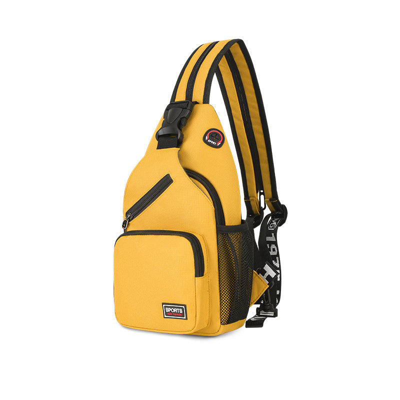 Women's Sports Chest & Shoulder Bag - Multifunctional Oxford Crossbody Backpack