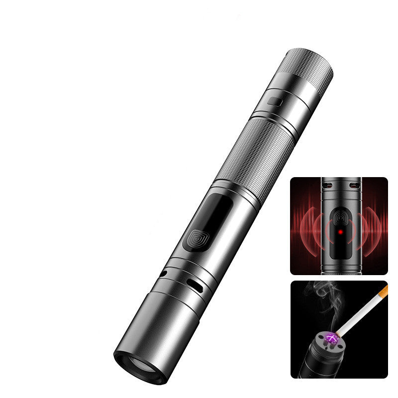 Tactical Self-Defense Flashlight – Aluminum Alloy, Type-C Charging