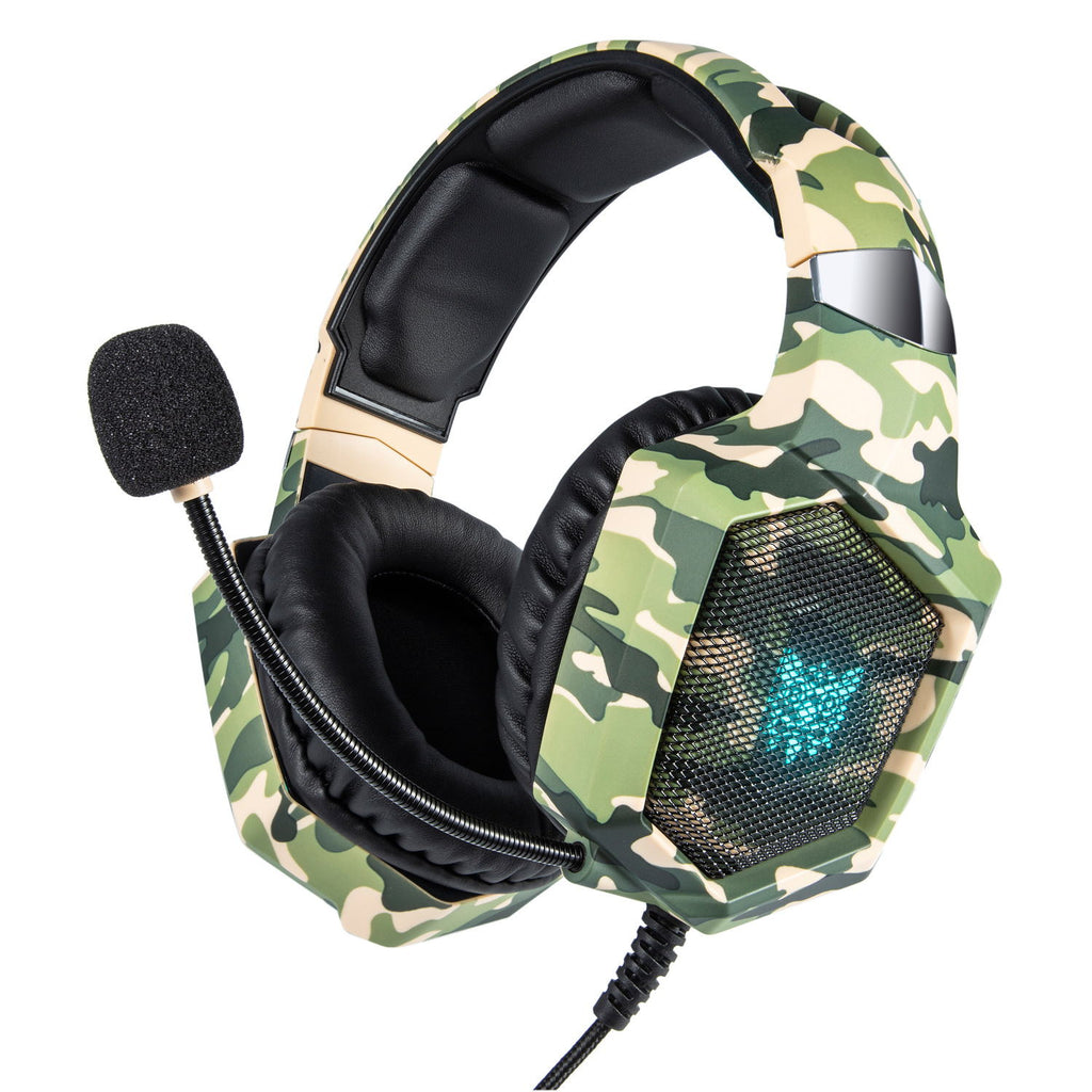 K8 Camouflage Headphones – Wireless Over-Ear Headset with Bold Camo Design