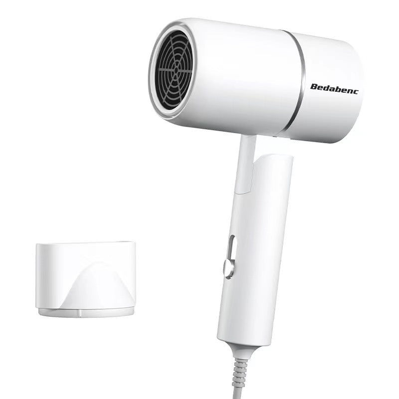 Household High-Power Negative Ion Hair Dryer with Blue Light - Foldable 4-Speed