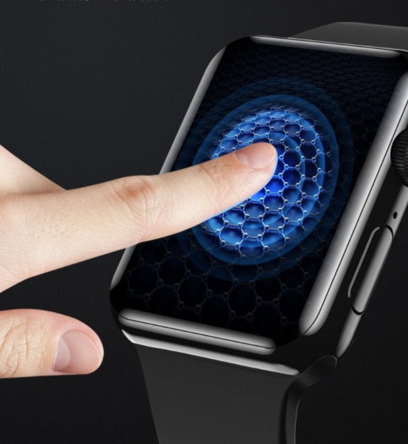 Full Screen Curved Watch Screen Protector Film - Compatible with Apple Watch & Amazfit