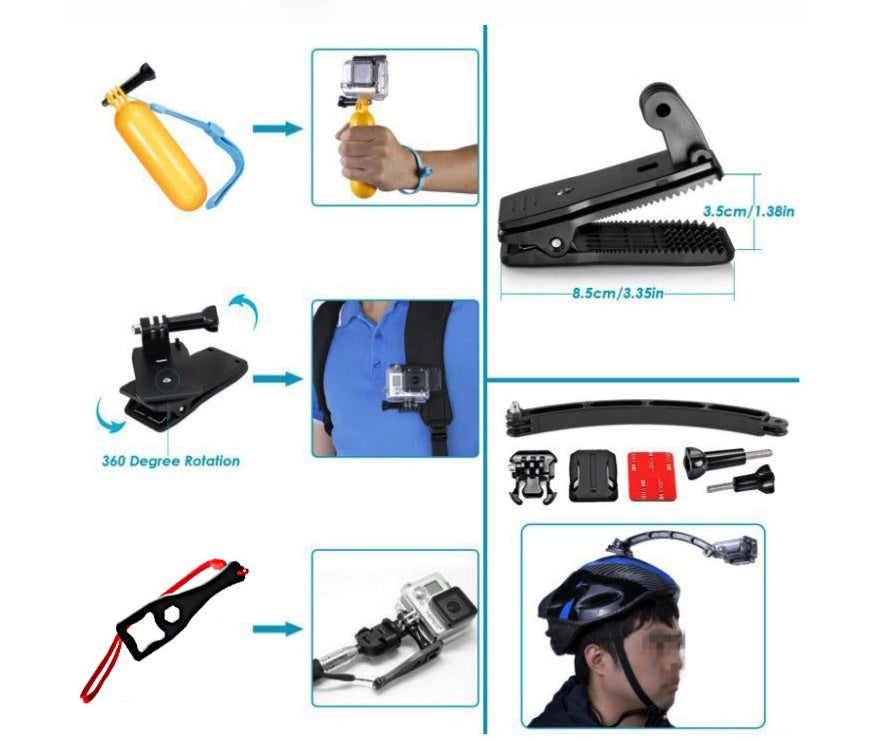 Camera Accessories Kit – Essential Add-Ons for Action & Surveillance Cameras