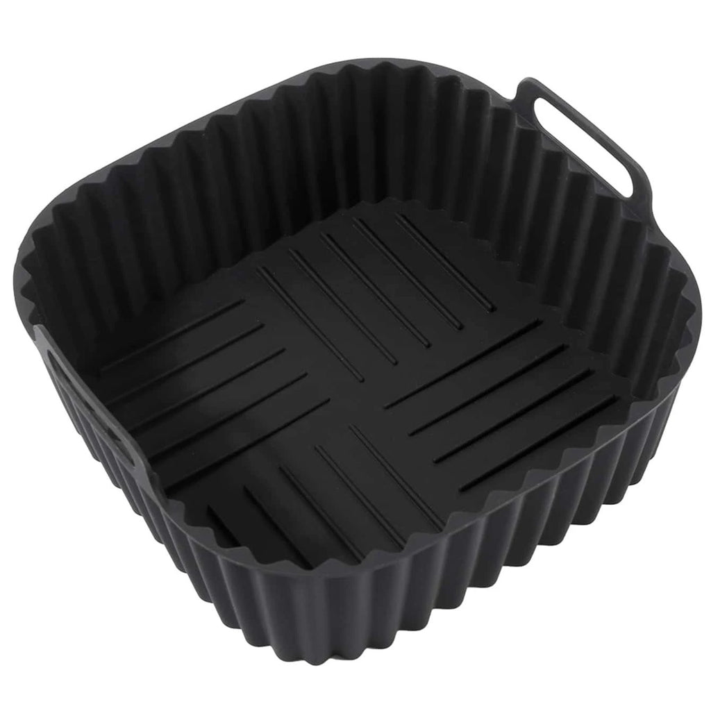 Multicolor Square Silicone Air Fryer Tray – Non-Stick Reusable Liner