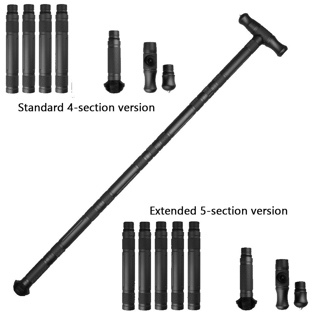 Multifunctional Aluminum Alloy Self-Defense Stick – 4 & 5 Section Expandable