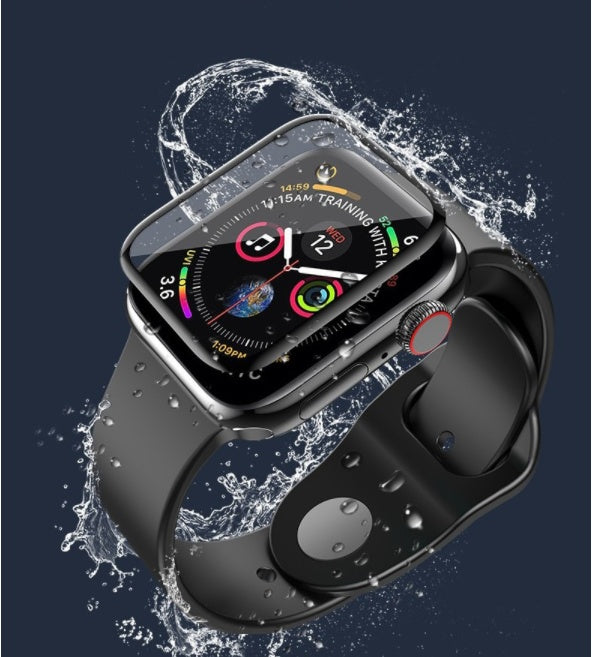 Full Screen Curved Watch Screen Protector Film - Compatible with Apple Watch & Amazfit