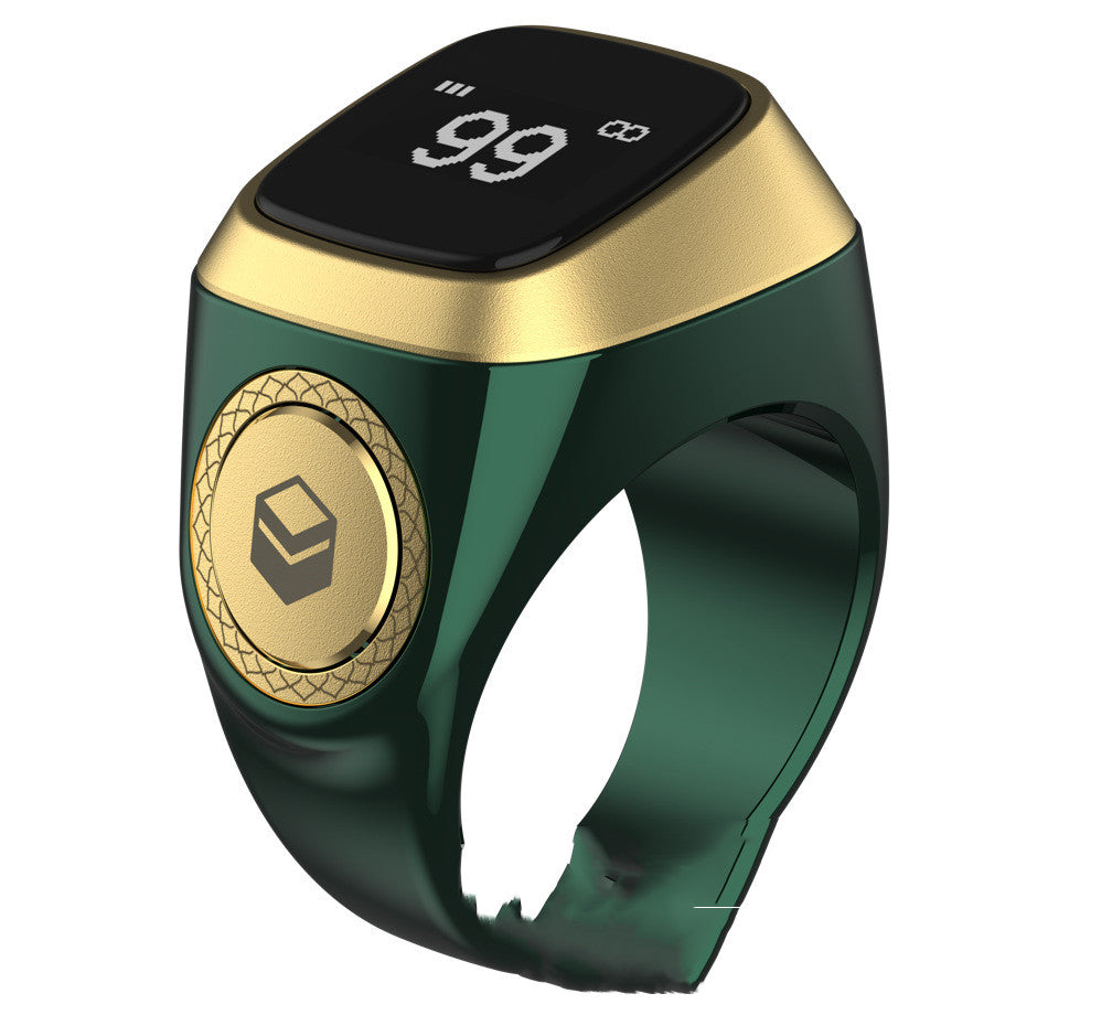 Muslim Smart Ring with Digital Tasbih Counter - Bluetooth Zikr Ring