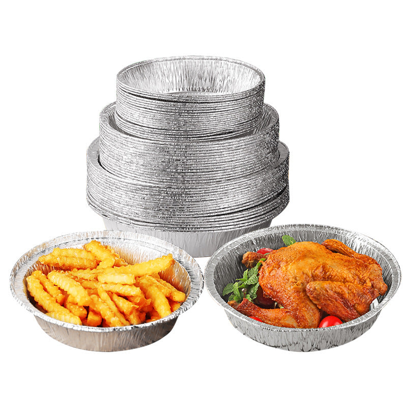 Air Fryer Tin Foil Tray – Disposable Aluminum Baking Liners