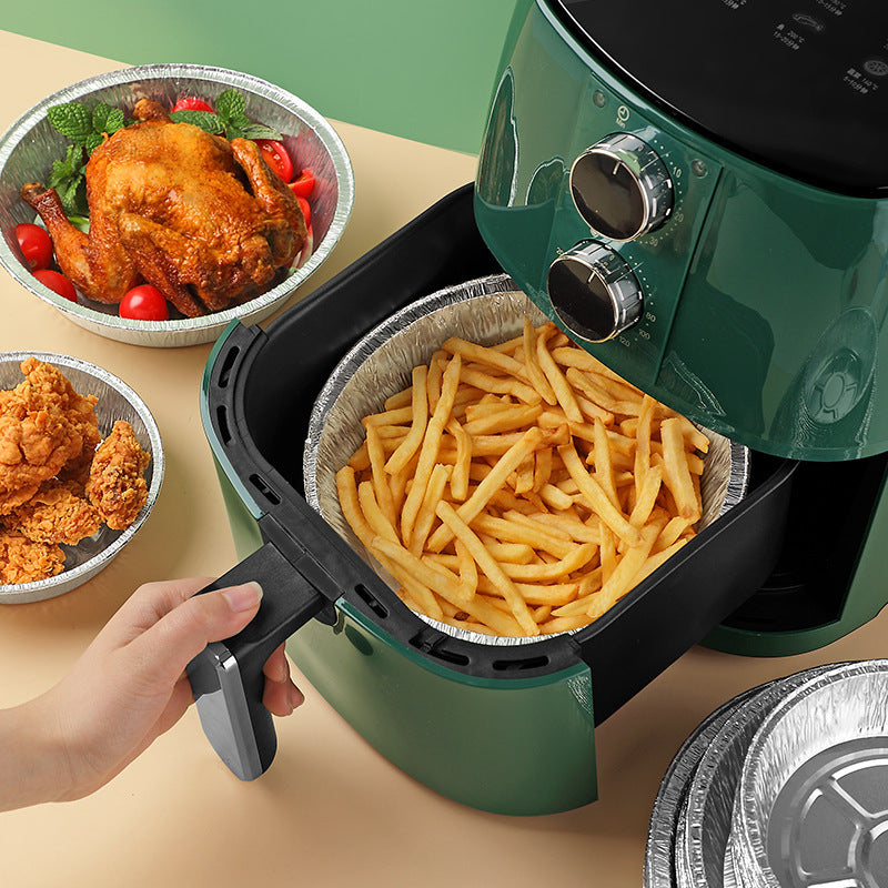 Air Fryer Tin Foil Tray – Disposable Aluminum Baking Liners