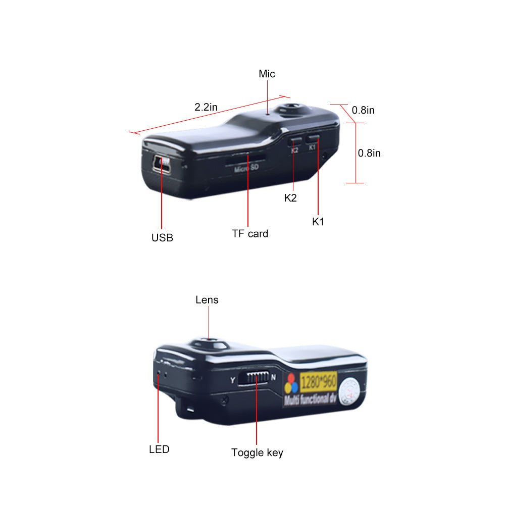 Aerial Video Recorder Sports Camera – HD Action Cam for Outdoor Adventures