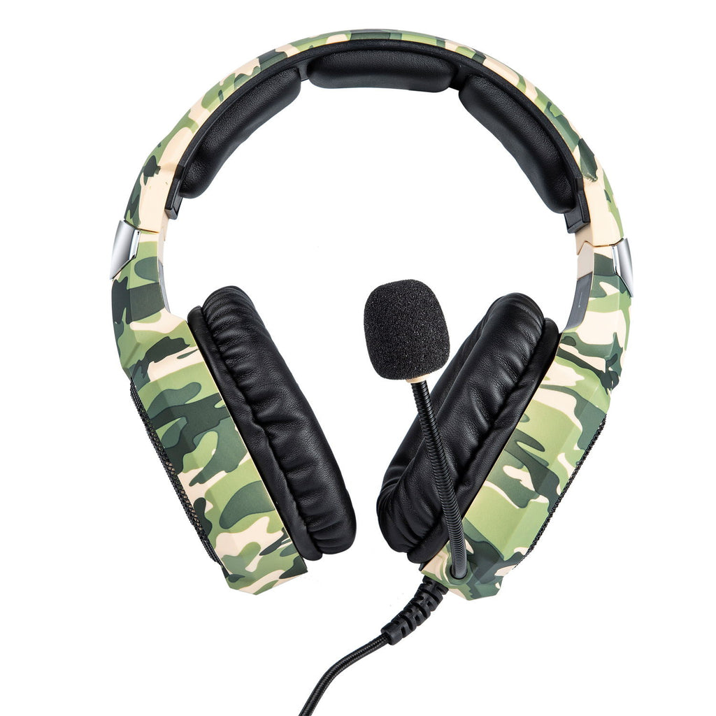 K8 Camouflage Headphones – Wireless Over-Ear Headset with Bold Camo Design
