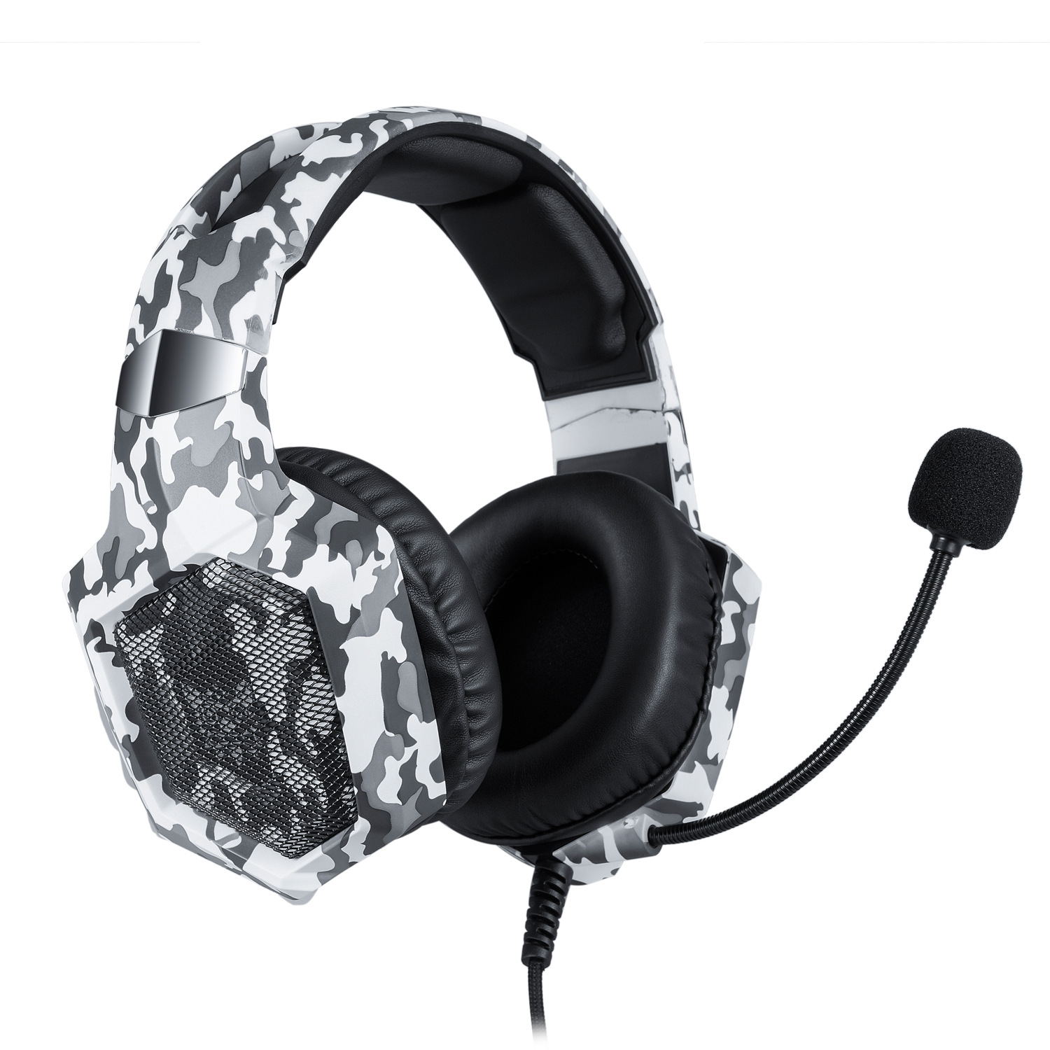 K8 Camouflage Headphones – Wireless Over-Ear Headset with Bold Camo Design