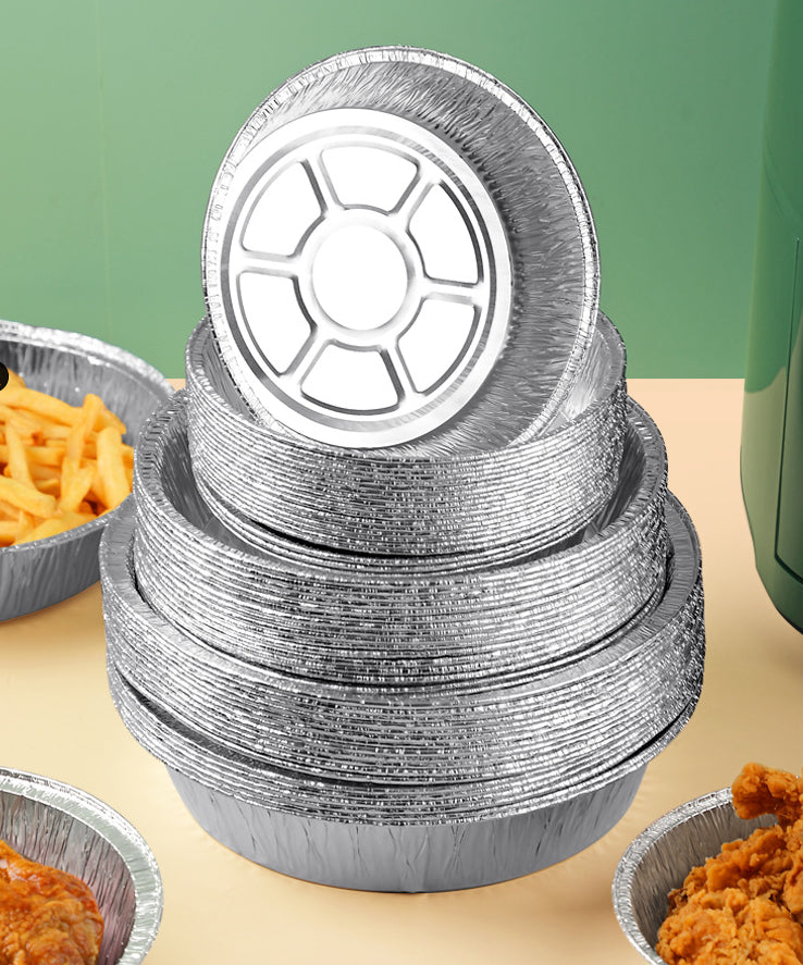 Air Fryer Tin Foil Tray – Disposable Aluminum Baking Liners