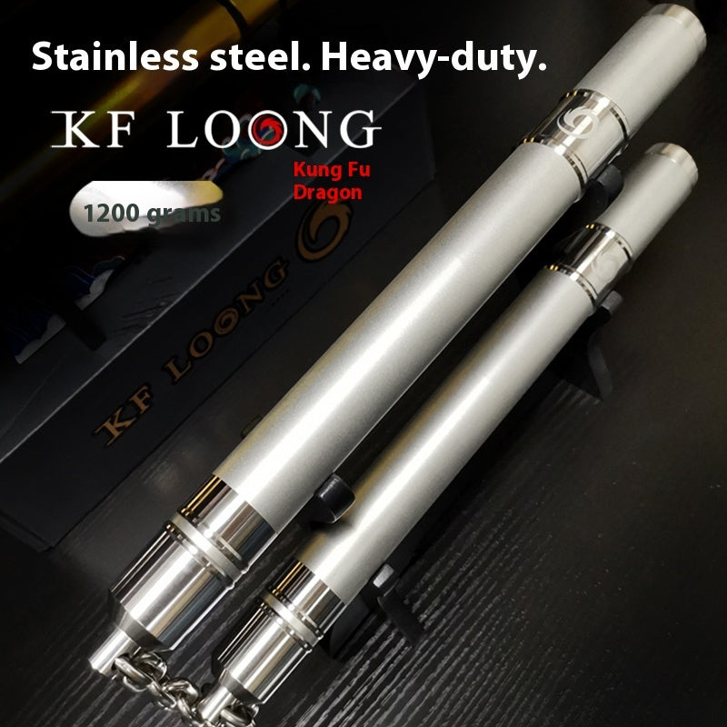 Professional Stainless Steel & Titanium Alloy Nunchucks – Self-Defense Training