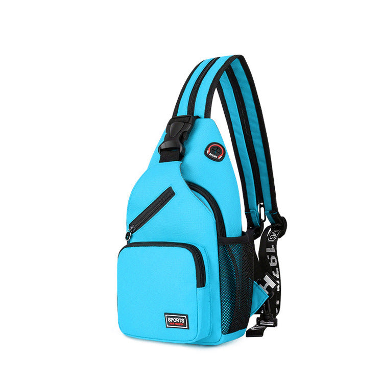 Women's Sports Chest & Shoulder Bag - Multifunctional Oxford Crossbody Backpack