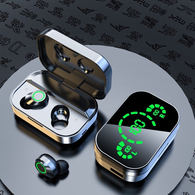 YD03 TWS Wireless Earbuds – Smart Digital Display, Breathing Light & In-Ear Bluetooth 5.0
