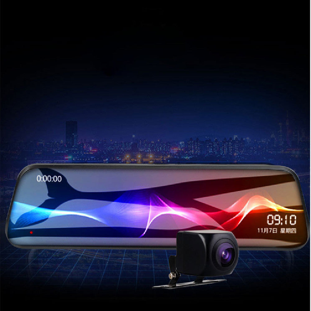 Streaming Dashcam – HD Rearview Mirror with Dual Lens & Reversing Camera