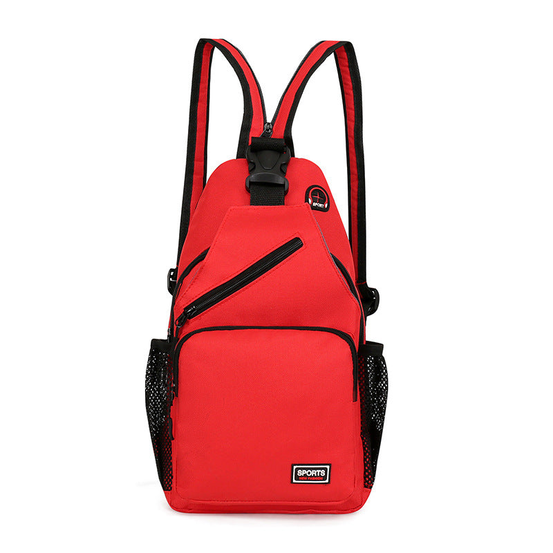 Women's Sports Chest & Shoulder Bag - Multifunctional Oxford Crossbody Backpack