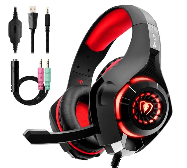Gaming Headphones – Wired Over-Ear Headset with Mic & Immersive Sound