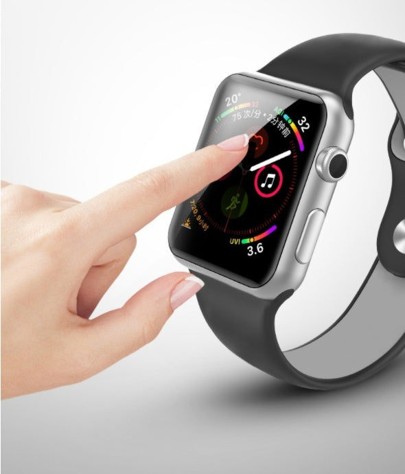 Full Screen Curved Watch Screen Protector Film - Compatible with Apple Watch & Amazfit