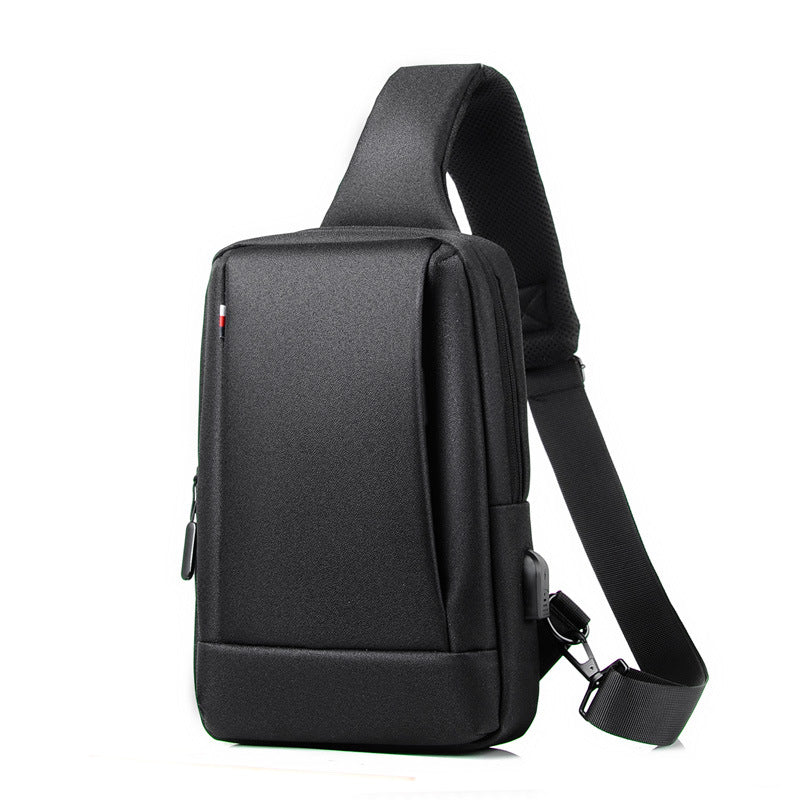 Men's Urban Oxford Crossbody Sling Bag - Waterproof Chest & Shoulder Backpack