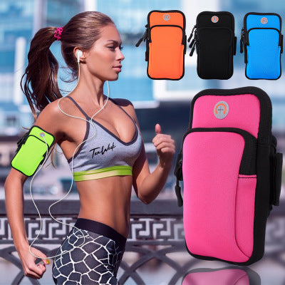 Sports Running Arm Bag - Waterproof Phone Holder for Outdoor Fitness