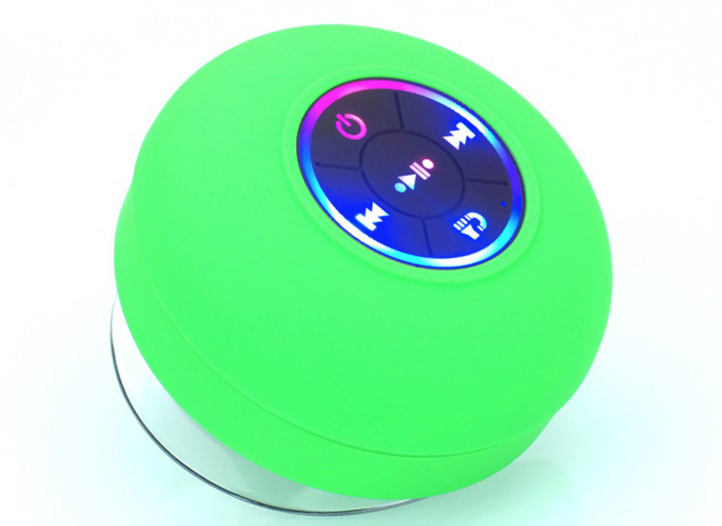 BTS07 Waterproof Bluetooth Speaker with Suction Cup & LED Light – Shower & Outdoor Audio