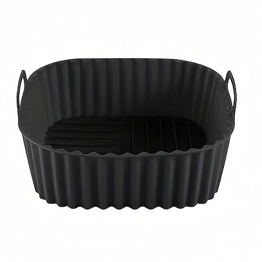 Multicolor Square Silicone Air Fryer Tray – Non-Stick Reusable Liner