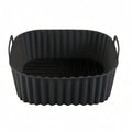 Multicolor Square Silicone Air Fryer Tray – Non-Stick Reusable Liner