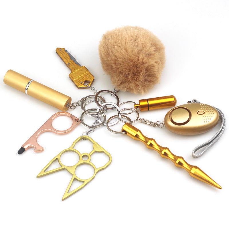 8-Piece Self-Defense Keychain Set – Personal Safety Bundle