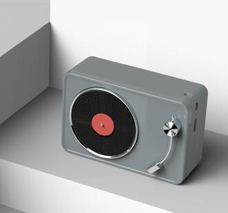 Retro Vinyl Record Wireless Bluetooth Speaker – Vintage Style with Modern Sound