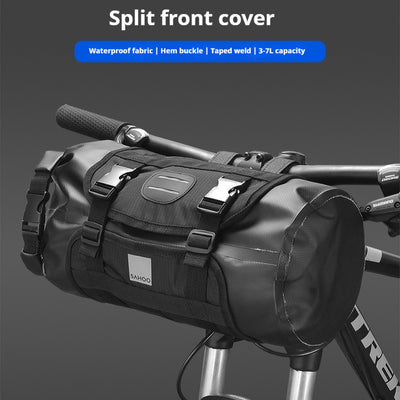 Mountain Bicycle Cycling Storage Bag - Adjustable Mesh Fixture Bag