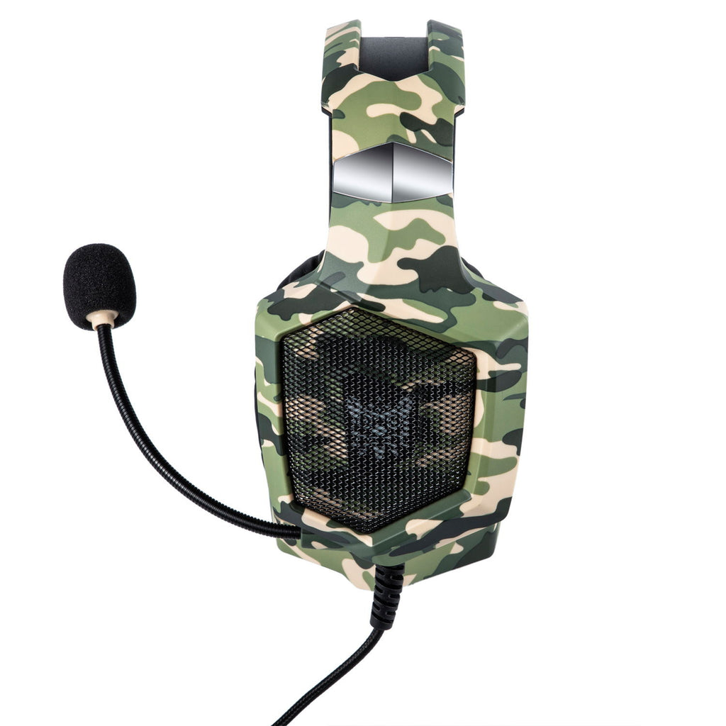 K8 Camouflage Headphones – Wireless Over-Ear Headset with Bold Camo Design