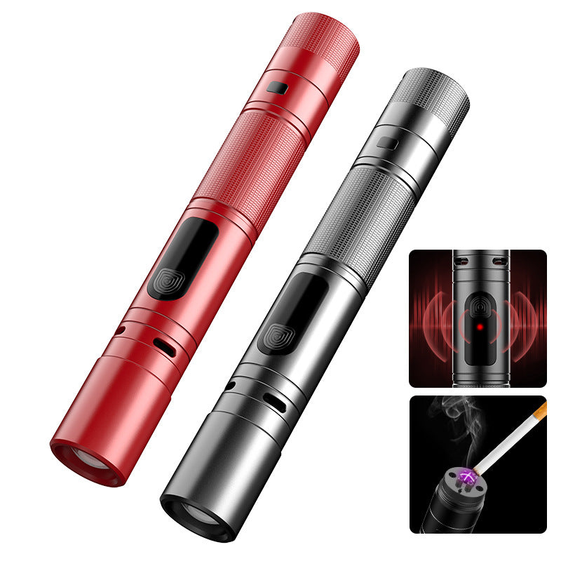 Tactical Self-Defense Flashlight – Aluminum Alloy, Type-C Charging