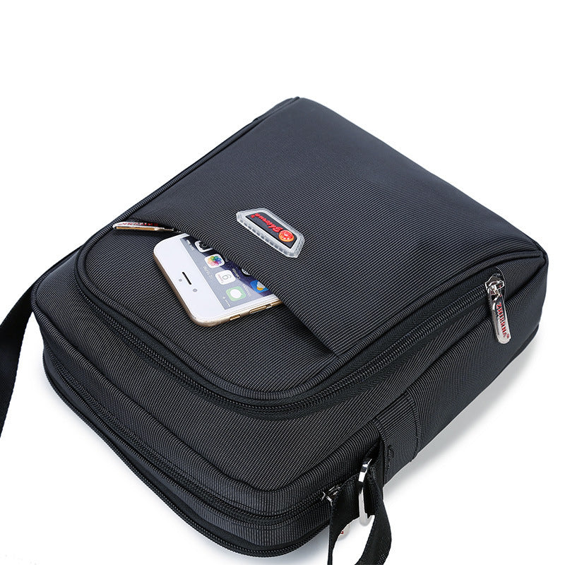 Men's Oxford Cloth Shoulder Bag - Business Messenger Handbag