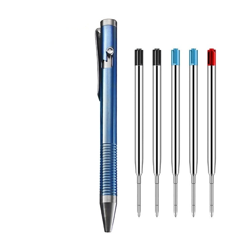 Titanium Alloy Tactical Pen – Camping & Self-Defense