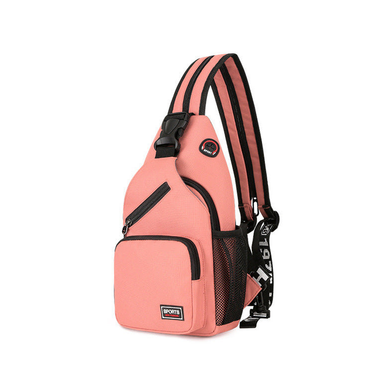 Women's Sports Chest & Shoulder Bag - Multifunctional Oxford Crossbody Backpack