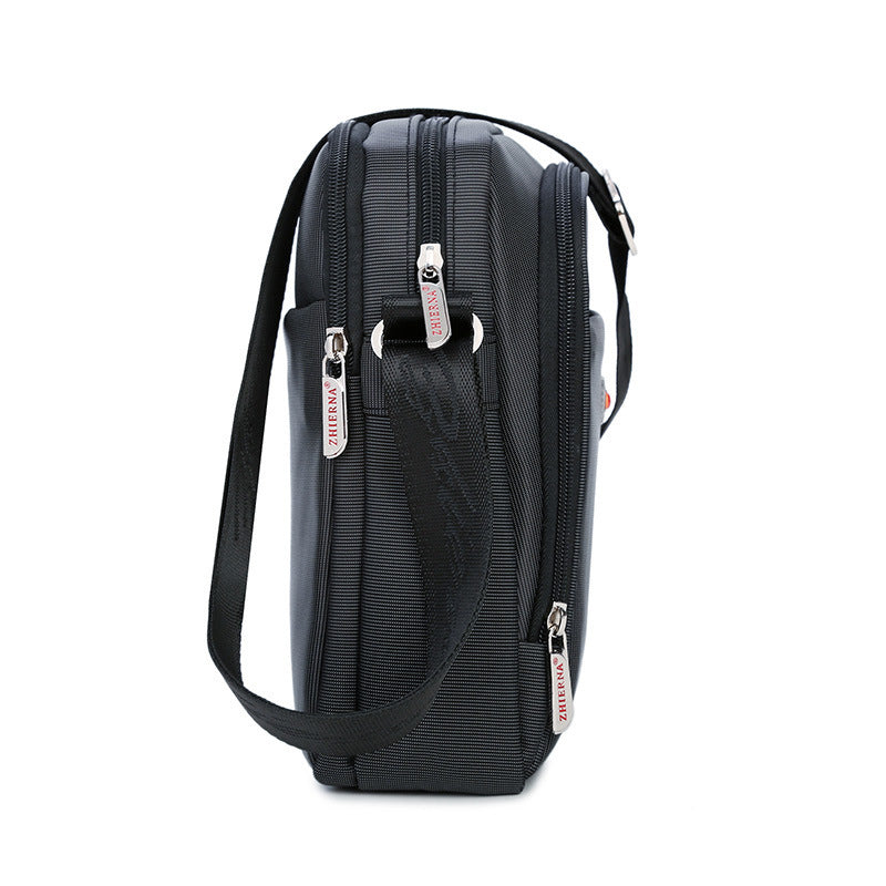 Men's Oxford Cloth Shoulder Bag - Business Messenger Handbag