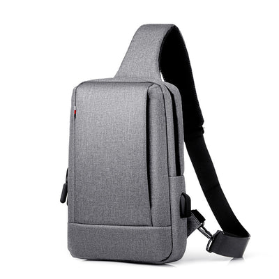 Men's Urban Oxford Crossbody Sling Bag - Waterproof Chest & Shoulder Backpack