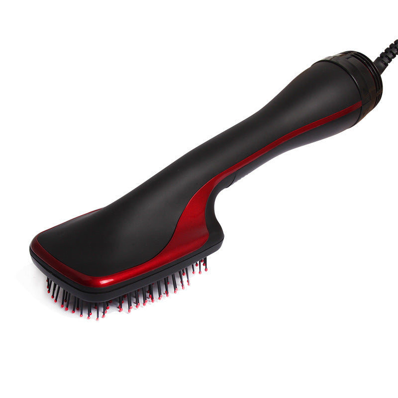 2-in-1 Electric Hair Dryer & Straightener Comb - Wet & Dry Use with 10 Temperature Settings
