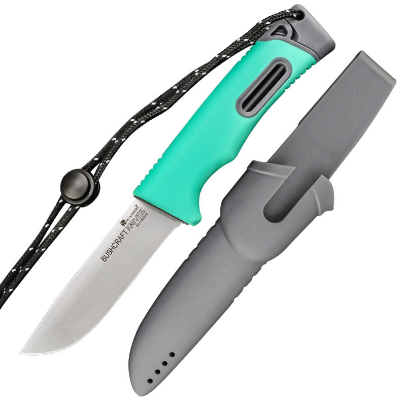 Outdoor Survival Knife – 5Cr15MoV Steel, Self-Defense & Camping