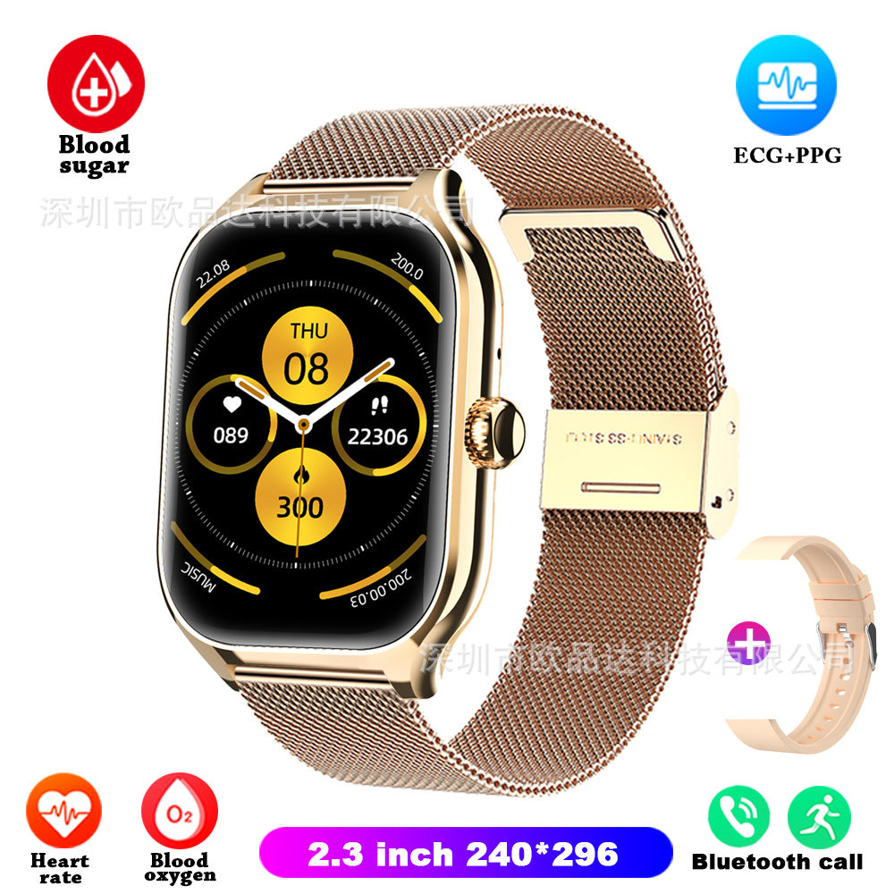 Full Touch Bluetooth Smart Bracelet - Heart Rate, Sleep Monitor & Waterproof
