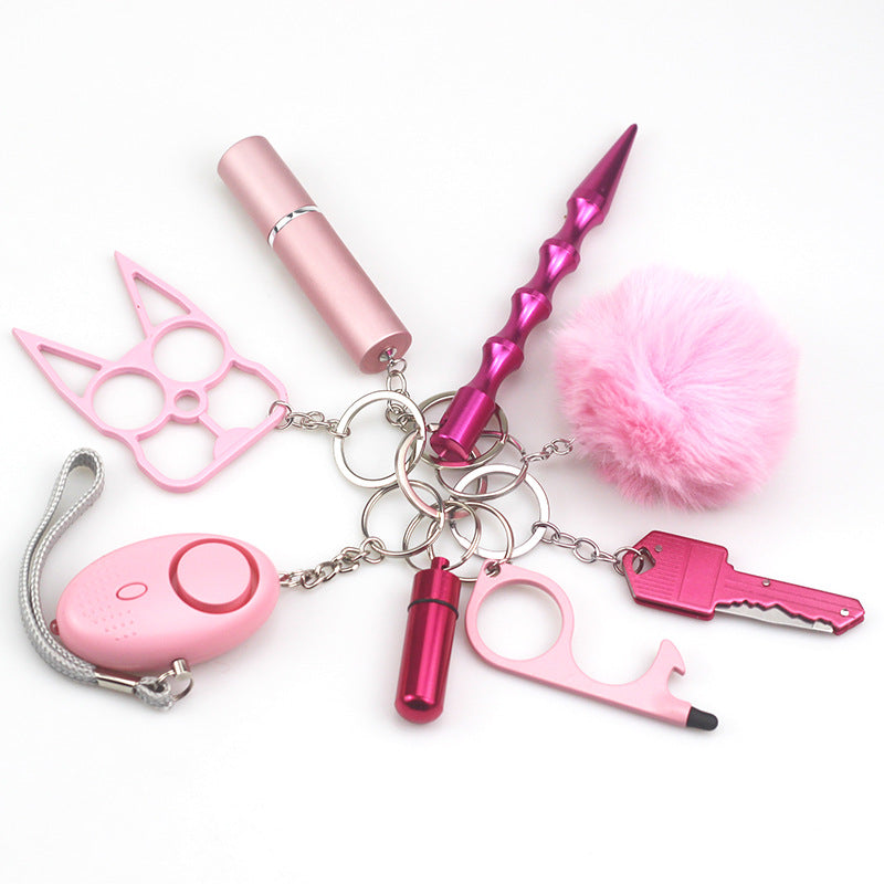 8-Piece Self-Defense Keychain Set – Personal Safety Bundle