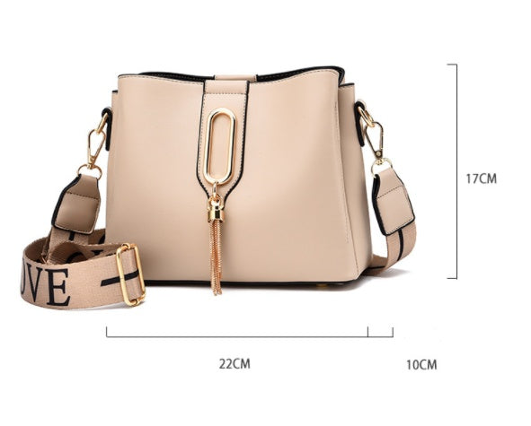Women's Trendy Motorcycle Crossbody Bag - Casual PU Leather Shoulder Handbag