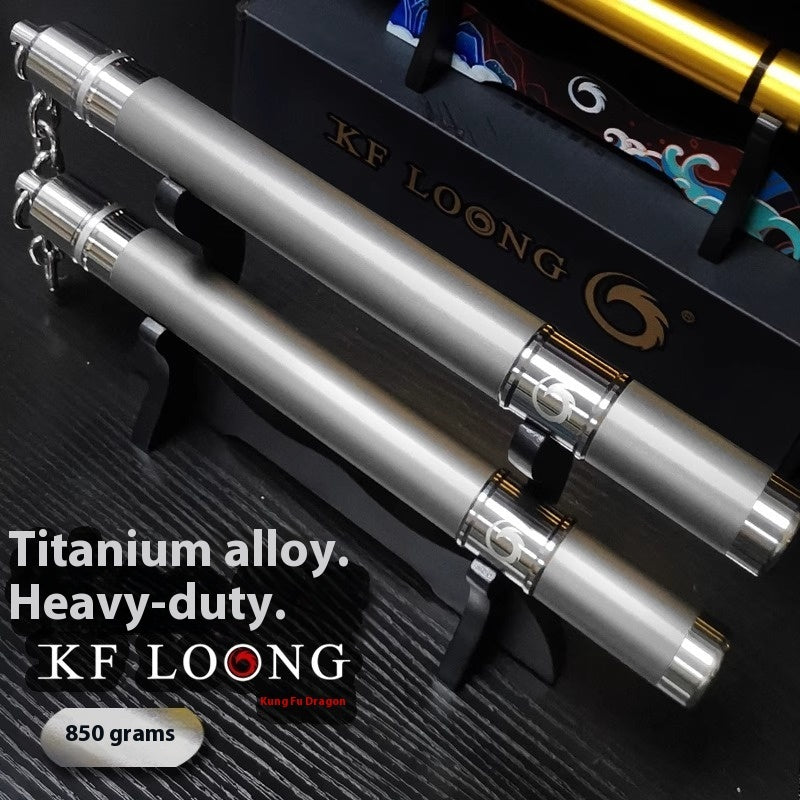 Professional Stainless Steel & Titanium Alloy Nunchucks – Self-Defense Training