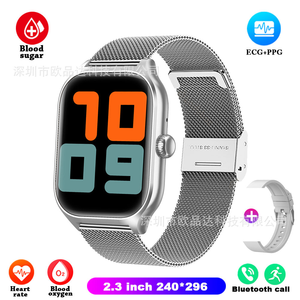 Full Touch Bluetooth Smart Bracelet - Heart Rate, Sleep Monitor & Waterproof