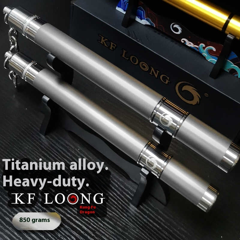 Professional Stainless Steel & Titanium Alloy Nunchucks – Self-Defense Training