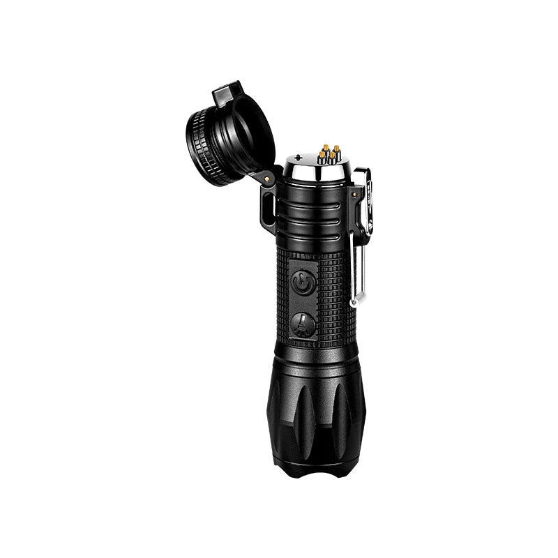 Women's Double Arc Self-Defense Torch – USB Rechargeable Stun Flashlight