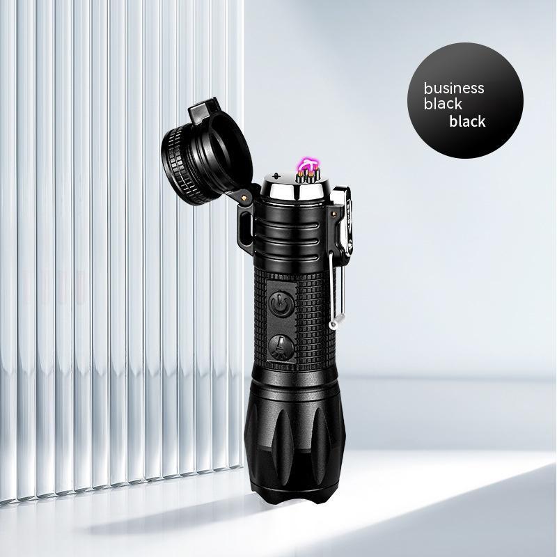 Women's Double Arc Self-Defense Torch – USB Rechargeable Stun Flashlight