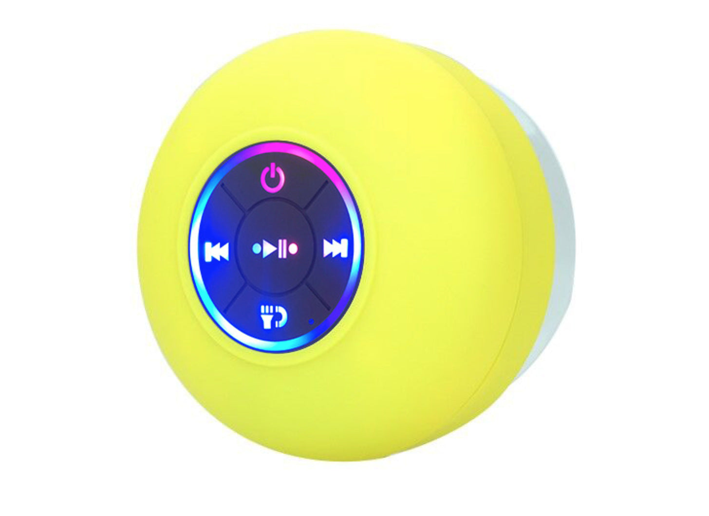 BTS07 Waterproof Bluetooth Speaker with Suction Cup & LED Light – Shower & Outdoor Audio