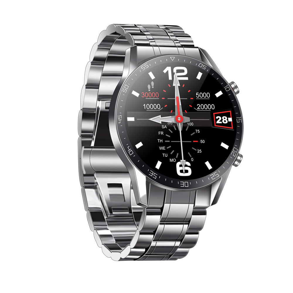 Fashion Steel Band Business Smart Watch - Bluetooth Calling & Health Monitoring